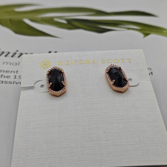Kendra Scott rose gold stud earrings - Picture 2 of 3